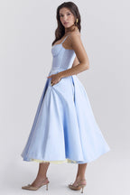 Úrsula Statement Silhouette Dress Elevated Occasion Wear