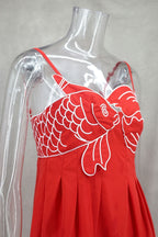 Valentina Maxi Dress Red