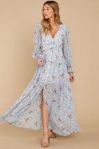 Dashing Daisies Chiffon Boho Maxi Dress FINAL