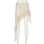 Joseline Sequined Ruffled Mini Skirt