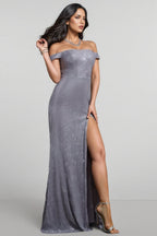 Rielld Sequined Split Fishtail Maxi Dress