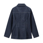 Cool Trendy Waist Fitted Denim Jacket