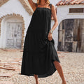Young Love Ruffle Maxi Dress Black