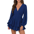 Dance The Night Away Satin Dress Navy FINAL