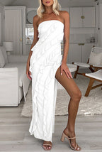 Azrim Maxi Dress White