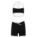 Kenda Contrast Halter Short Set