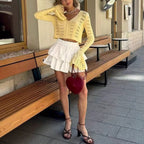 Mary Knitted Cardigan Top