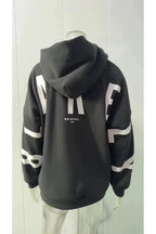 Loose Fit Hoodie with Big Thick Letters