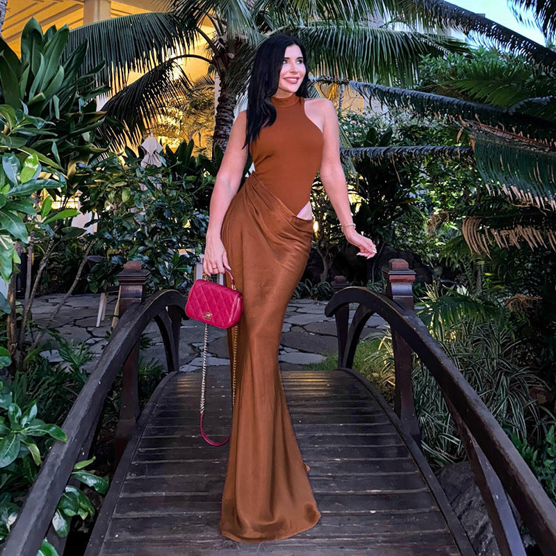Coco Maxi Dress Brown