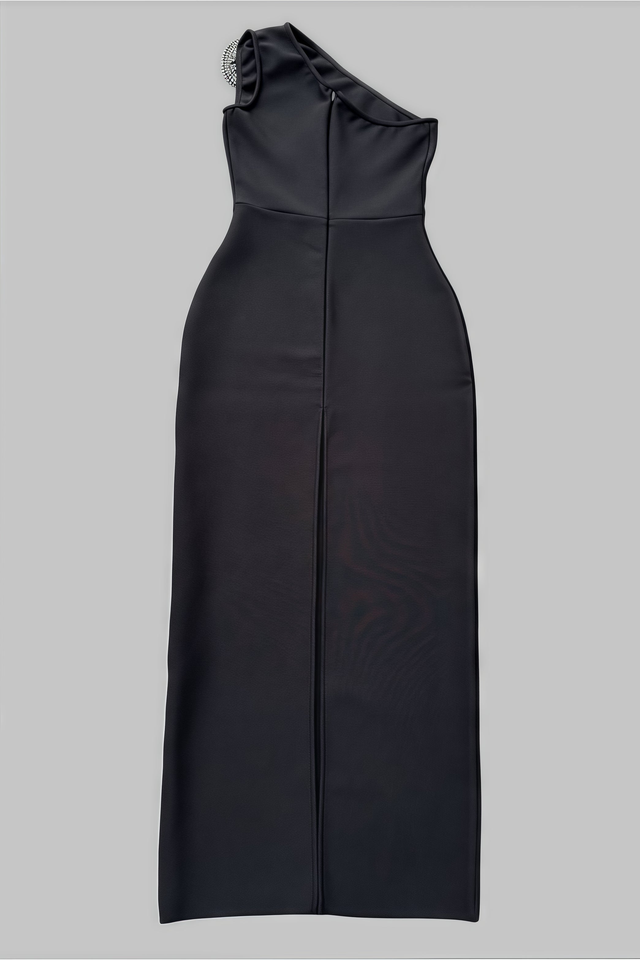 Evelda Sleeveless Rhinestone Floral Maxi Dress
