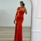 Elara Maxi Dress Orange