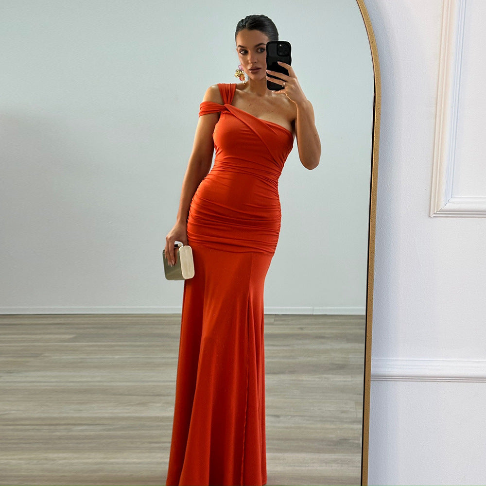 Elara Maxi Dress Orange