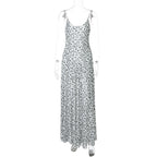 Zulema Polka Dot Mesh Midi Dress