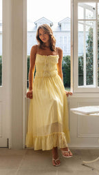 Reva Maxi Dress Yellow
