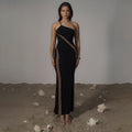 One Shoulder Backless Dress