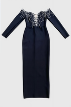 Darle One-Shoulder Bandage Maxi Dress