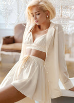 Isla - Three-Piece Satin Lounge Set