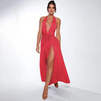Carpet Starry Splendor Cut-Out Maxi Dress