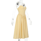 Sampson Midi Dress Yellow