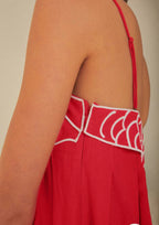 Valentina Maxi Dress Red