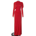 Solid Color High Grade Pleated Slim Waist Dress