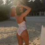 Dakota Floral Strapless Swimsuit
