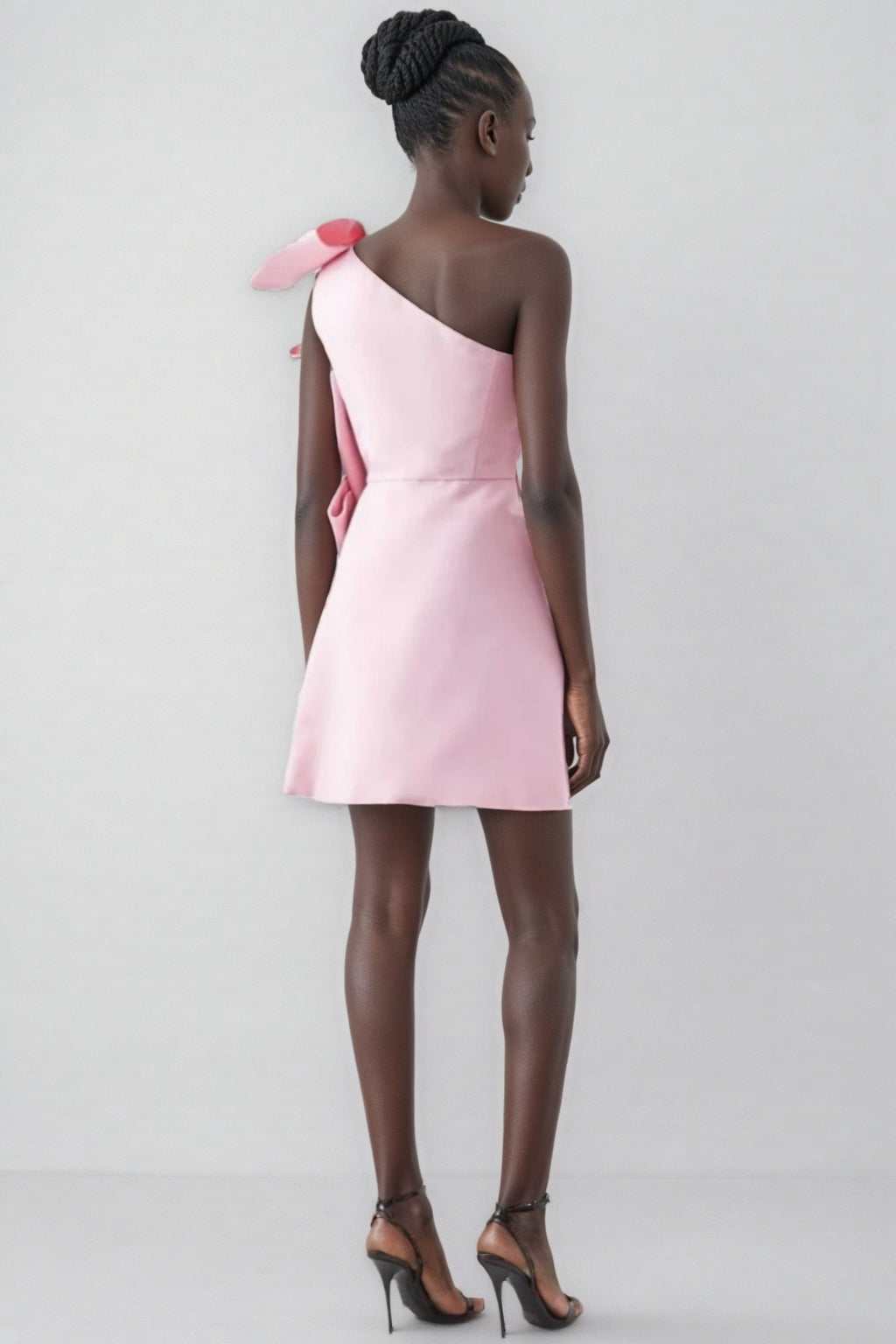 Rila Barbie Pink Big Bow Mini Dress