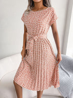Paty Timeless Dress Pleats Elevated Occasion Wear