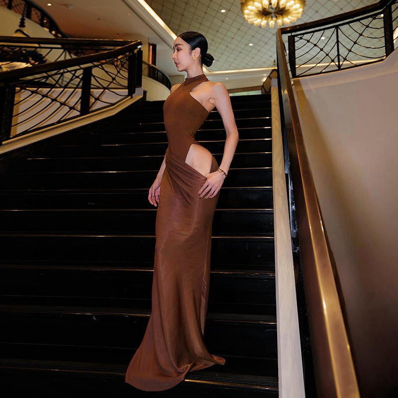 Coco Maxi Dress Brown