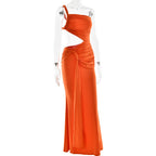 Pathy Maxi Dress Orange