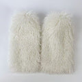 Shearling Lined Cable Knit Leg Warmers