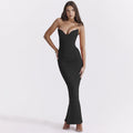 Elegant Slim Fit Boning Corset Tube Top Fishtail Dress