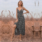 Imperio Satin Printed Midi Slip Dress FINAL