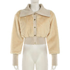 Arya Teddy Crop Jacket