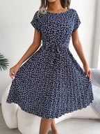Paty Timeless Dress Pleats Elevated Occasion Wear