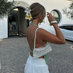 Verena Embroidered Halter Top