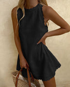 Euqueria Simple and Stylish Summer Dress for Women Romantic Soft Style