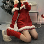 Soft Knit Warm Red Leg Warmers