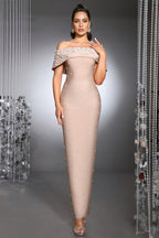 Samiya Pearl Beaded Maxi Dress