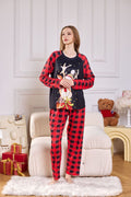 Festive Fun Printed Cozy Comfortable Relaxed Stylish LongSleeve Christmas Suit