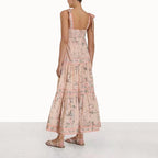 Half Moon Printed Tiered Maxi Dress FINAL