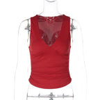 Shaina Ruched Racerback Tank