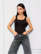 Ivory Glow Tied Crop Corset Top