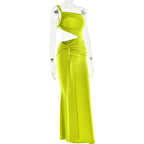 Pathy Maxi Dress Neon Green