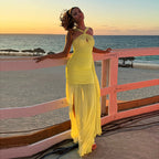 Canaria Maxi Dress Yellow