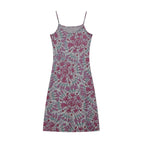 Marina Statement Women's Floral a Line Slip Dress Designer Edit