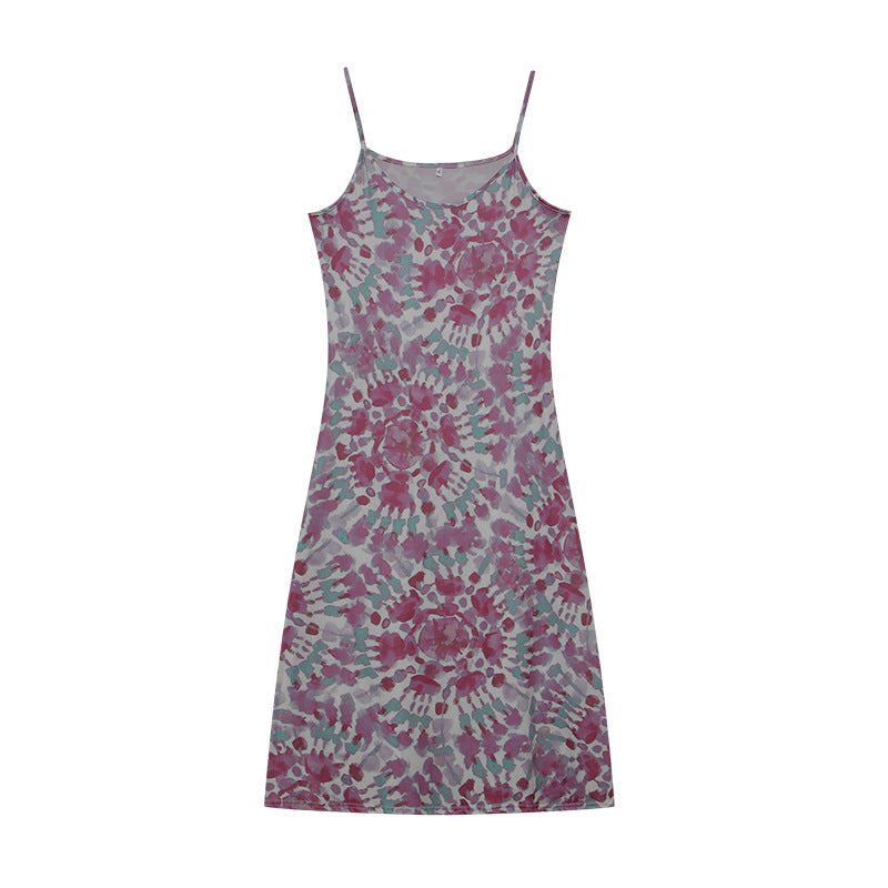 Marina Statement Women's Floral a Line Slip Dress Designer Edit