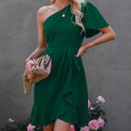 Altea Aesthetic Chic Off Shoulder Cocktail Dress Designer Edit
