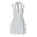 Maahi Printed Halter Dress