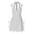 Maahi Printed Halter Dress